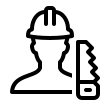 Bauarbeiter symbol